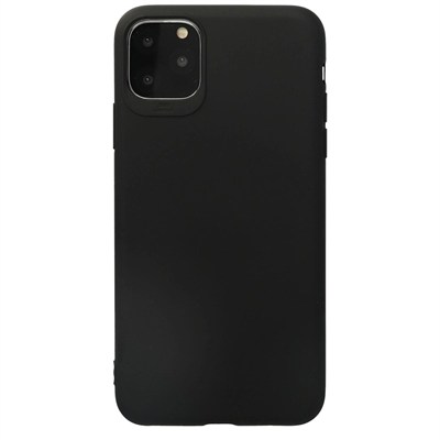 Mey İthalat®  iPhone 11 Pro Max Kılıf First Silikon - Siyah