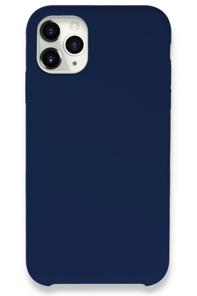 Mey İthalat®  iPhone 11 Pro Max Kılıf Lansman Legant Silikon - Lacivert