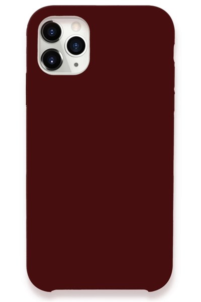 Mey İthalat®  iPhone 11 Pro Max Kılıf Lansman Legant Silikon - Bordo