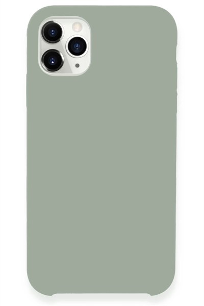 Mey İthalat®  iPhone 11 Pro Max Kılıf Lansman Legant Silikon - Açık Gri