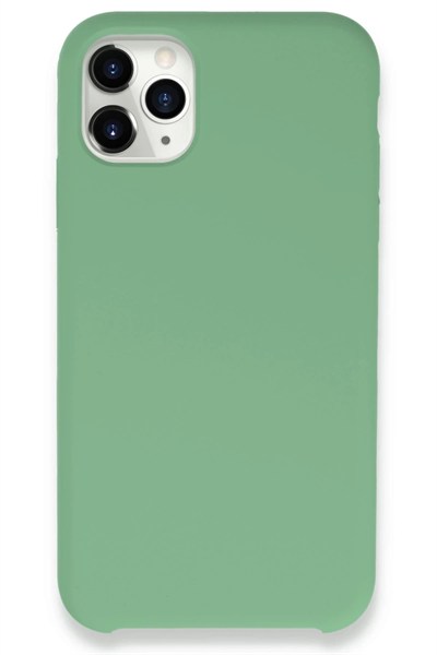 Mey İthalat®  iPhone 11 Pro Max Kılıf Lansman Legant Silikon - Yeşil