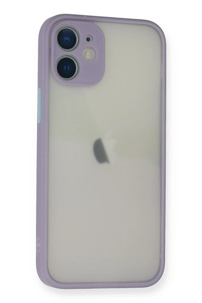 Mey İthalat®  iPhone 11 Pro Max Kılıf Montreal Silikon Kapak - Mor