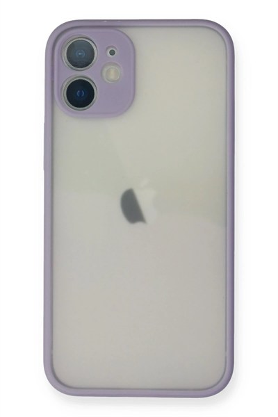Mey İthalat®  iPhone 11 Pro Max Kılıf Montreal Silikon Kapak - Mor