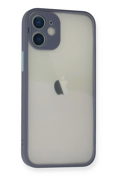 Mey İthalat®  iPhone 11 Pro Max Kılıf Montreal Silikon Kapak - Gri