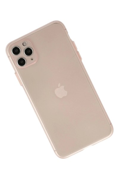Mey İthalat®  iPhone 11 Pro Max Kılıf Puma Silikon - Pembe