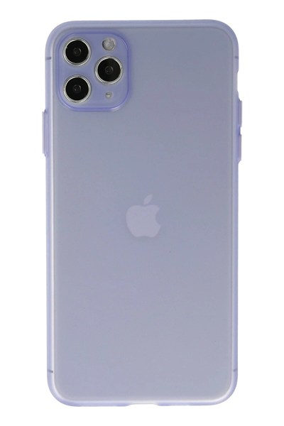 Mey İthalat®  iPhone 11 Pro Max Kılıf Puma Silikon - Mor