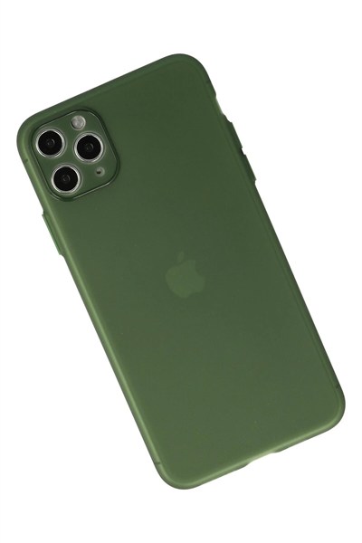 Mey İthalat®  iPhone 11 Pro Max Kılıf Puma Silikon - Yeşil