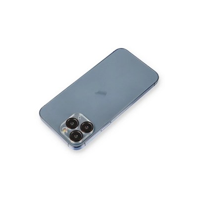 Mey İthalat®  iPhone 11 Pro Max Metal Kamera Lens Koruma Cam - Siyah
