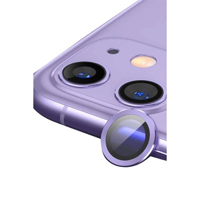 Mey İthalat®  iPhone 11 Raze Metal Kamera Lens - Mor
