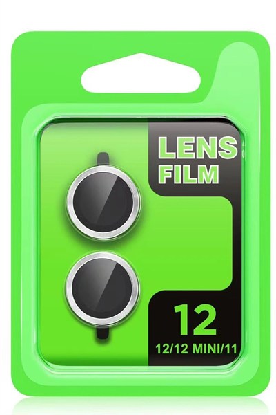 Mey İthalat®  iPhone 11 Raze Metal Kamera Lens - Kırmızı