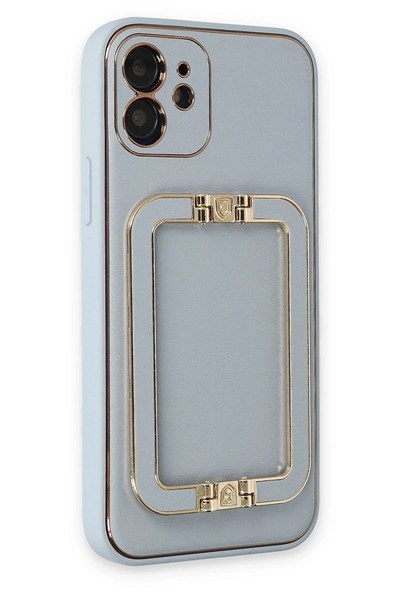 Mey İthalat®  iPhone 12 Kılıf Coco Elit Kapak - Turkuaz