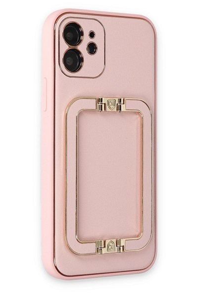 Mey İthalat®  iPhone 12 Kılıf Coco Elit Kapak - Pembe