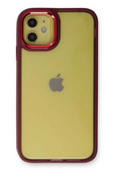 Mey İthalat®  iPhone 12 Kılıf Dora Kapak - Kırmızı