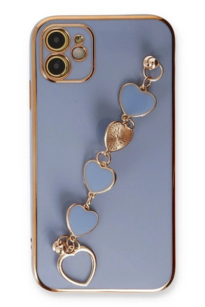 Mey İthalat®  iPhone 12 Kılıf Esila Silikon - Gri