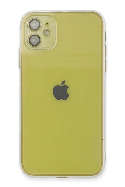 Mey İthalat®  iPhone 12 Kılıf Fly Lens Silikon - Şeffaf
