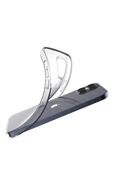 Mey İthalat®  iPhone 12 Kılıf Lüx Şeffaf Silikon