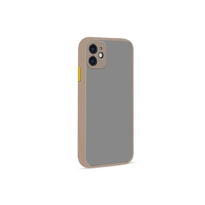 Mey İthalat®  iPhone 12 Kılıf Montreal Silikon Kapak - Pembe
