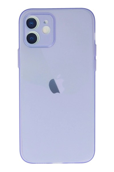 Mey İthalat®  iPhone 12 Kılıf Puma Silikon - Mor