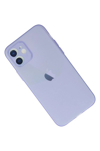 Mey İthalat®  iPhone 12 Kılıf Puma Silikon - Mor