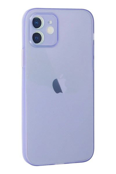 Mey İthalat®  iPhone 12 Kılıf Puma Silikon - Mor