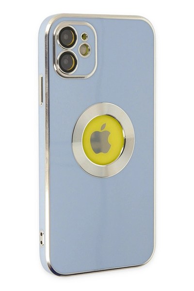 Mey İthalat®  iPhone 12 Kılıf Store Silikon - Sierra Blue