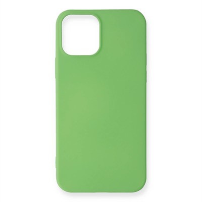 Mey İthalat®  iPhone 12 Mini Kılıf First Silikon - Yeşil