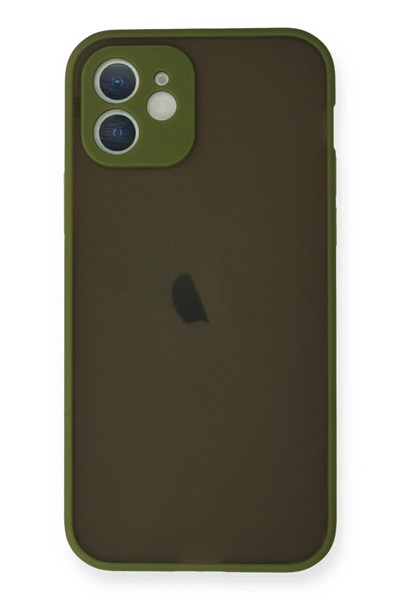 Mey İthalat®  iPhone 12 Mini Kılıf Montreal Silikon Kapak - Açık Yeşil