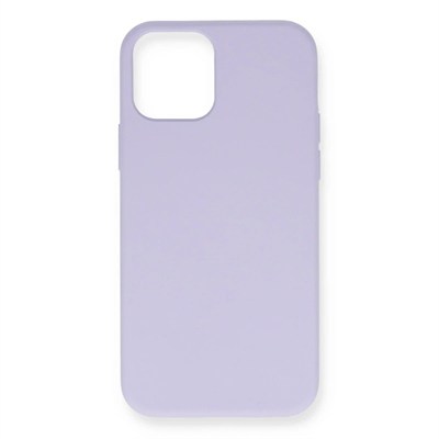 Mey İthalat®  iPhone 12 Mini Kılıf Nano içi Kadife Silikon - Lila
