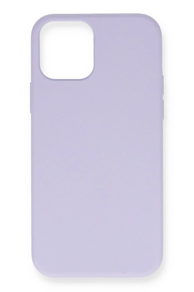 Mey İthalat®  iPhone 12 Mini Kılıf Nano içi Kadife Silikon - Lila