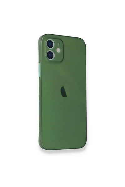 Mey İthalat®  iPhone 12 Mini Kılıf PP Ultra İnce Kapak - Yeşil