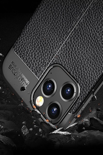 Mey İthalat®  iPhone 12 Pro Kılıf Auto Focus Kapak - Kırmızı