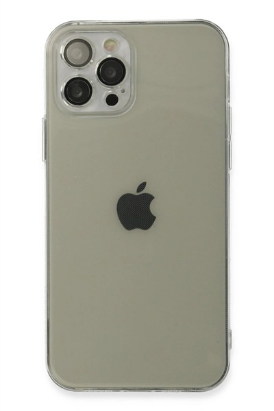 Mey İthalat®  iPhone 12 Pro Kılıf Fly Lens Silikon - Şeffaf