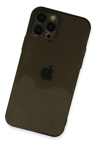 Mey İthalat®  iPhone 12 Pro Kılıf Fly Lens Silikon - Siyah