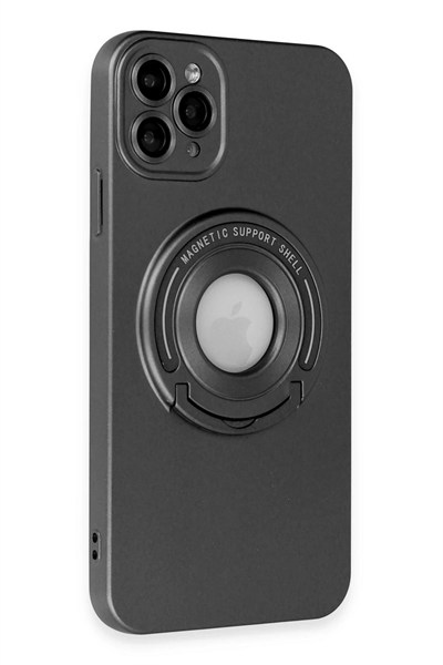 Mey İthalat®  iPhone 12 Pro Kılıf Lukka Magneticsafe Kapak - Siyah