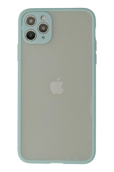 Mey İthalat®  iPhone 12 Pro Kılıf Montreal Silikon Kapak - Turkuaz