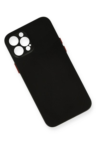 Mey İthalat®  iPhone 12 Pro Kılıf PP Ultra İnce Kapak - Siyah