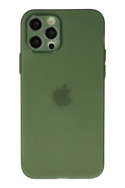 Mey İthalat®  iPhone 12 Pro Kılıf Puma Silikon - Yeşil