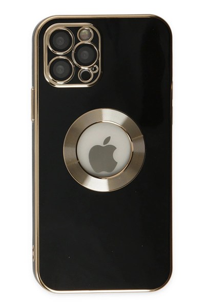 Mey İthalat®  iPhone 12 Pro Kılıf Store Silikon - Siyah