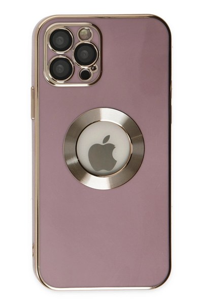 Mey İthalat®  iPhone 12 Pro Kılıf Store Silikon - Mor