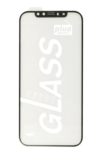 Mey İthalat®  iPhone 12 Pro Max 34D Izgaralı Cam