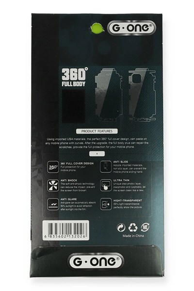 Mey İthalat®  iPhone 12 Pro Max 360 Full Body Arka Koruyucu