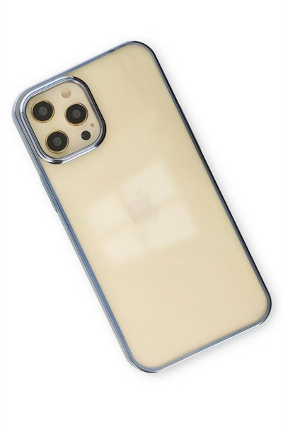 Mey İthalat®  iPhone 12 Pro Max Kılıf Element Silikon - Mavi