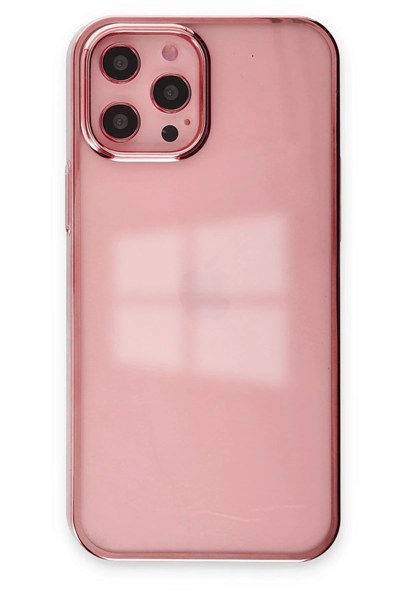 Mey İthalat®  iPhone 12 Pro Max Kılıf Element Silikon - Pembe