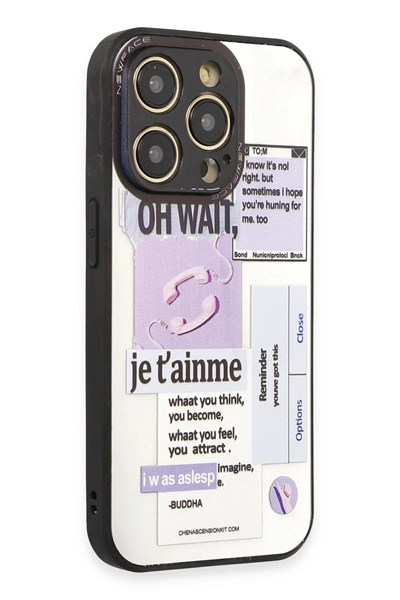 Mey İthalat®  iPhone 12 Pro Max Kılıf Mirror Desenli Kapak - Mirror - 4