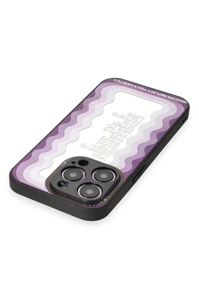 Mey İthalat®  iPhone 12 Pro Max Kılıf Mirror Desenli Kapak - Mirror - 5