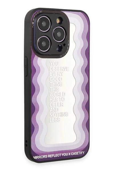 Mey İthalat®  iPhone 12 Pro Max Kılıf Mirror Desenli Kapak - Mirror - 5