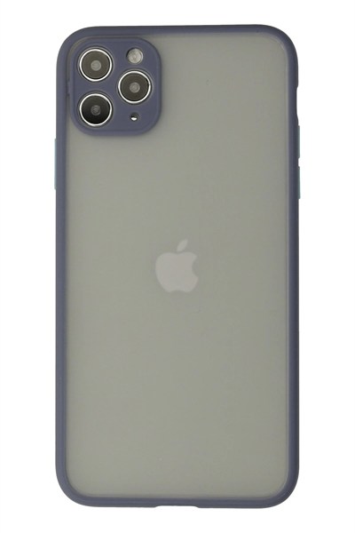 Mey İthalat®  iPhone 12 Pro Max Kılıf Montreal Silikon Kapak - Gri