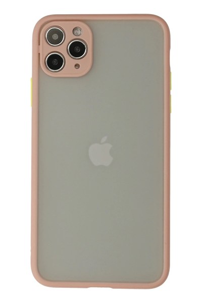 Mey İthalat®  iPhone 12 Pro Max Kılıf Montreal Silikon Kapak - Pembe