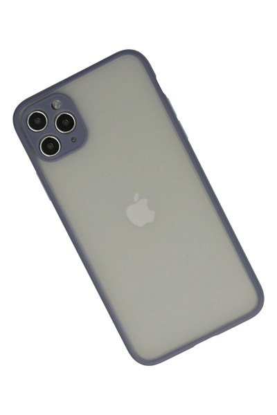Mey İthalat®  iPhone 12 Pro Max Kılıf Montreal Silikon Kapak - Gri