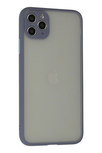 Mey İthalat®  iPhone 12 Pro Max Kılıf Montreal Silikon Kapak - Gri
